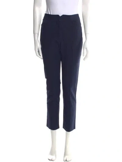 Pre-owned Rebecca Taylor Straight Leg Pants In Blue