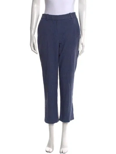 Pre-owned Rebecca Taylor Straight Leg Pants In Blue