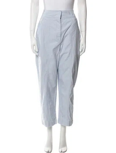 Pre-owned Rebecca Taylor Straight Leg Pants In Blue