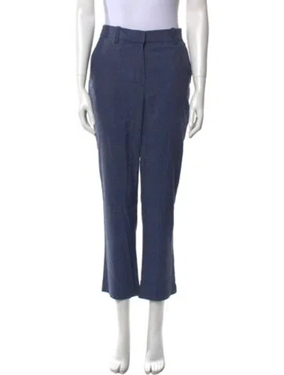 Pre-owned Rebecca Taylor Straight Leg Pants In Blue