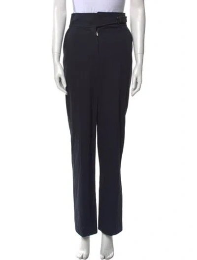 Pre-owned Rebecca Taylor Straight Leg Pants In Blue