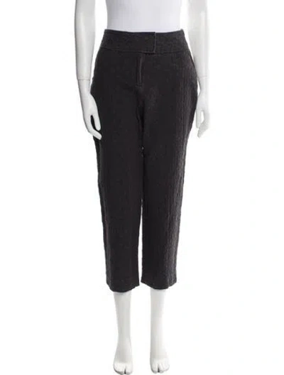 Pre-owned Rebecca Taylor Straight Leg Pants In Brown