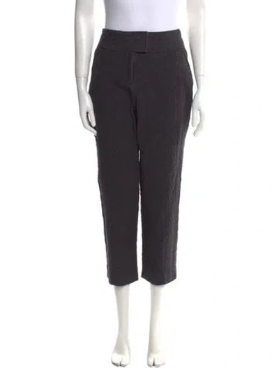 Pre-owned Rebecca Taylor Straight Leg Pants In Gray