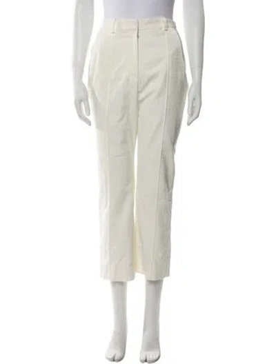 Pre-owned Rebecca Taylor Straight Leg Pants In Neutral