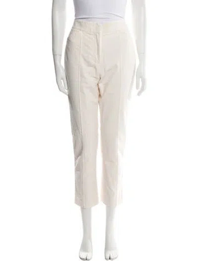 Pre-owned Rebecca Taylor Straight Leg Pants In Neutral