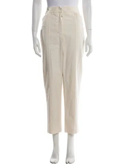 Pre-owned Rebecca Taylor Straight Leg Pants In Neutral