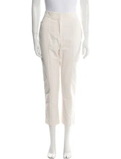 Pre-owned Rebecca Taylor Straight Leg Pants In Neutral