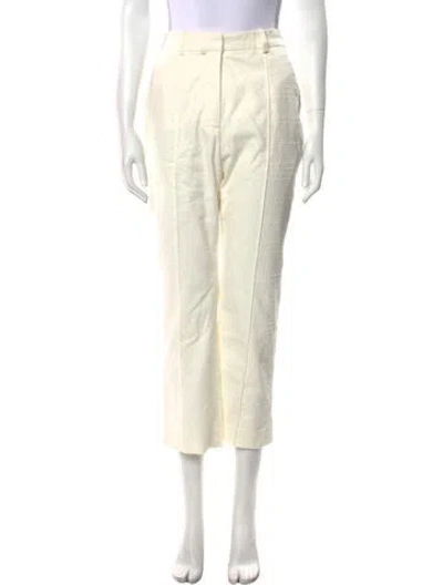 Pre-owned Rebecca Taylor Straight Leg Pants In Neutral