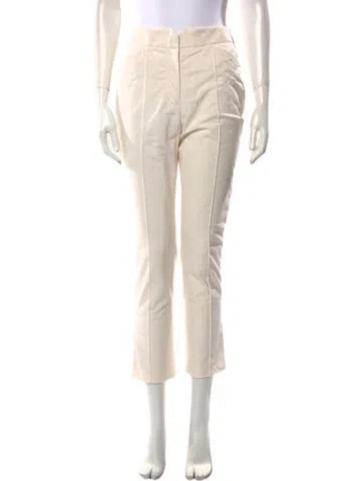 Pre-owned Rebecca Taylor Straight Leg Pants W/ Tags In Neutral