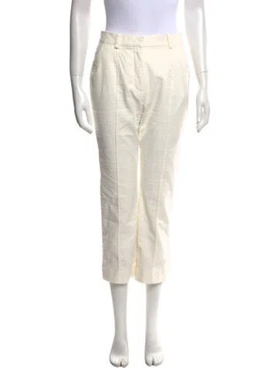 Pre-owned Rebecca Taylor Straight Leg Pants W/ Tags In Neutral