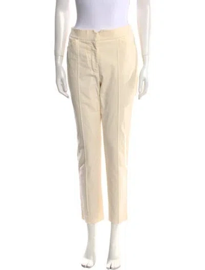 Pre-owned Rebecca Taylor Straight Leg Pants W/ Tags In Neutral