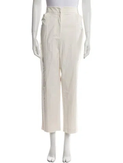Pre-owned Rebecca Taylor Straight Leg Pants W/ Tags In Neutral