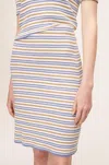 Rebecca Taylor Stripe Mini Bouclé Skirt In Multi