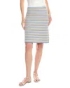 Rebecca Taylor Stripe Mini Boucle Skirt In Pattern