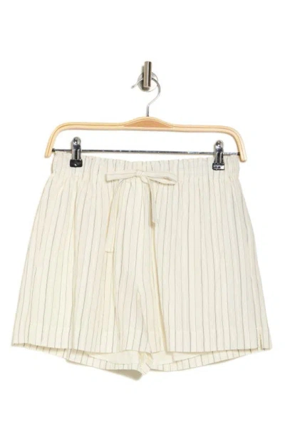 Rebecca Taylor Stripe Pajama Shorts In Neutral