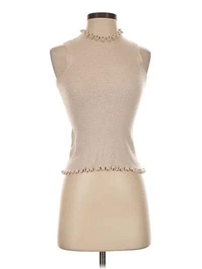 Pre-owned Rebecca Taylor Sweater Vest In Tan