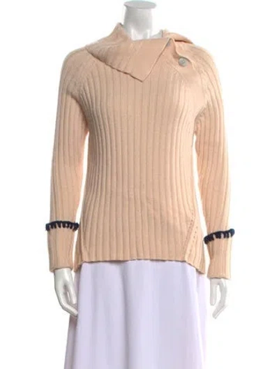 Pre-owned Rebecca Taylor Sweater W/ Tags In Neutrals/orange