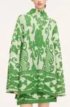 Rebecca Taylor Tapestry Jacquard Turtleneck