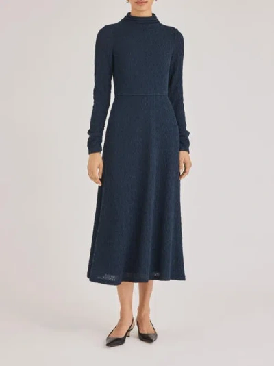 Rebecca Taylor Taryn Dress In Navy
