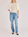 Rebecca Taylor Textured Blouse In Cream