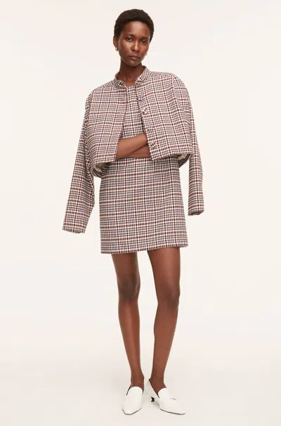Rebecca Taylor Techy Houndstooth Shift Dress