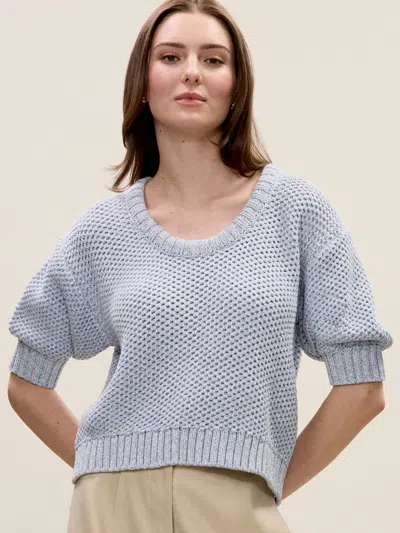Rebecca Taylor Thea Knit Sweater In Multi