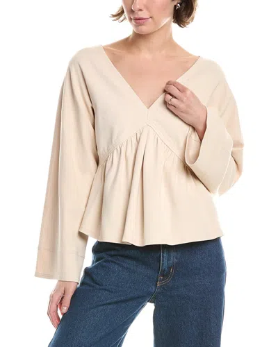 Rebecca Taylor Trapeze Top In Neutral