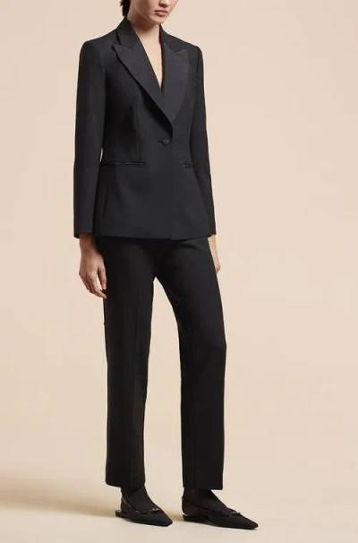 Rebecca Taylor Tuxedo Blazer In Black