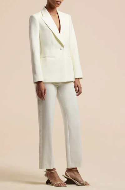 Rebecca Taylor Tuxedo Blazer In Ivory