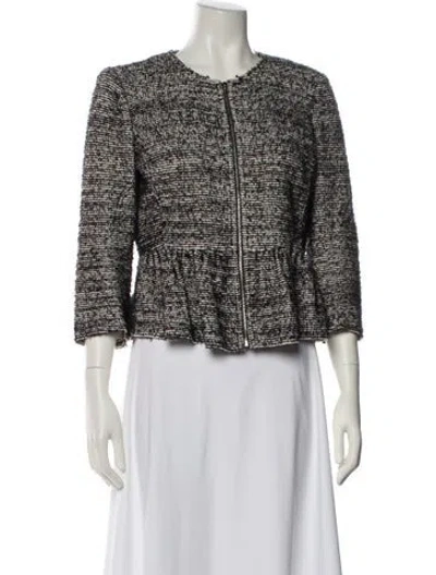 Pre-owned Rebecca Taylor Tweed Pattern Evening Jacket