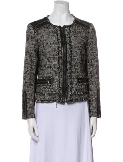 Pre-owned Rebecca Taylor Tweed Pattern Evening Jacket In Multi