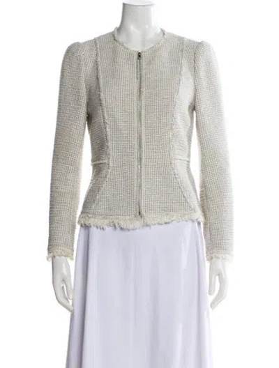 Pre-owned Rebecca Taylor Tweed Pattern Evening Jacket In Multi