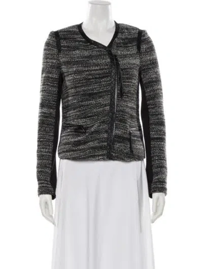 Pre-owned Rebecca Taylor Tweed Pattern Jacket In Multi