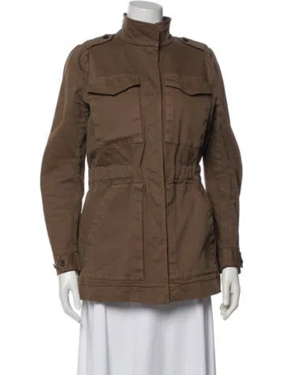 Pre-owned Rebecca Taylor Utility Jacket In Brown