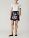 Rebecca Taylor Venice Toile Jacquard Mini Skirt