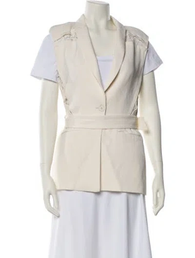 Pre-owned Rebecca Taylor Vest In Neutral