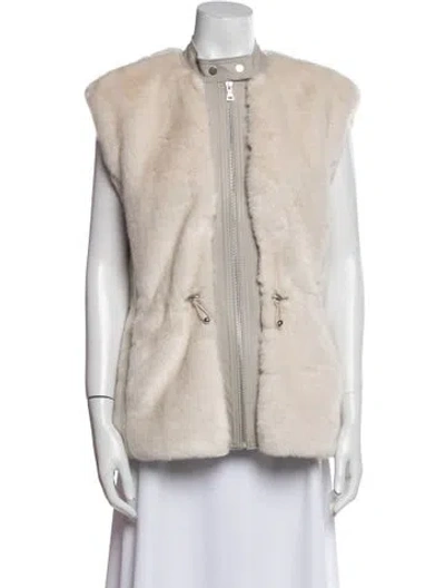 Pre-owned Rebecca Taylor Vest In Neutral
