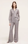 REBECCA TAYLOR REBECCA TAYLOR VIOLET FLEUR SILK PAJAMA PANT