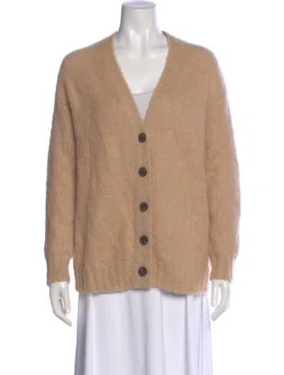 Pre-owned Rebecca Taylor V-neck Sweater In Neutral