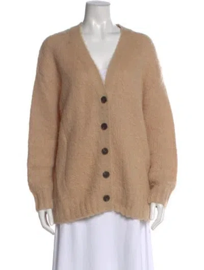 Pre-owned Rebecca Taylor V-neck Sweater In Neutral