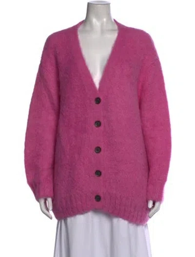 Pre-owned Rebecca Taylor V-neck Sweater In Pink