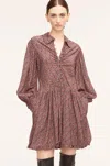 Rebecca Taylor Whisper Roseen Fleur Silk Shirt Dress