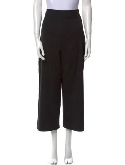 Pre-owned Rebecca Taylor Wide Leg Pants In Black