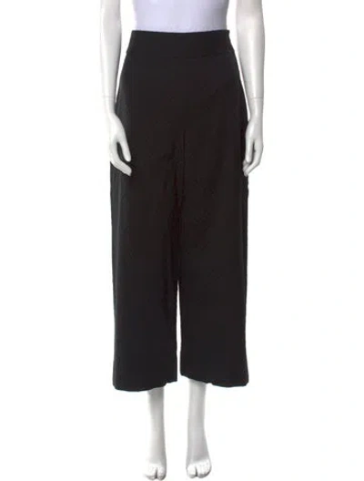 Pre-owned Rebecca Taylor Wide Leg Pants In Black