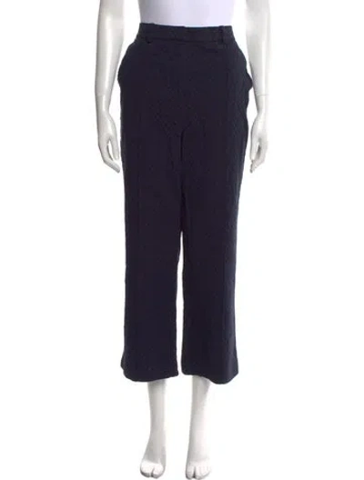 Pre-owned Rebecca Taylor Wide Leg Pants In Blue