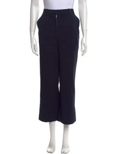 Pre-owned Rebecca Taylor Wide Leg Pants In Blue
