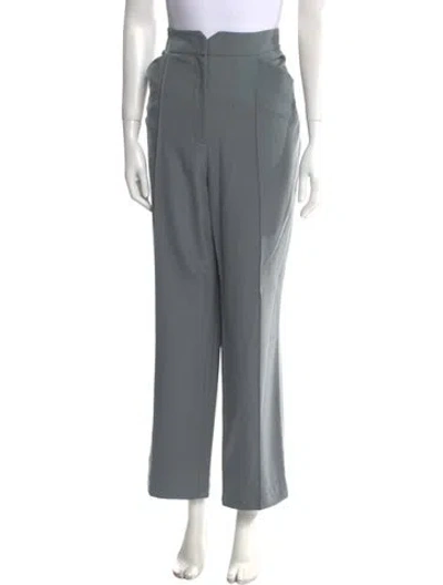 Pre-owned Rebecca Taylor Wide Leg Pants In Green