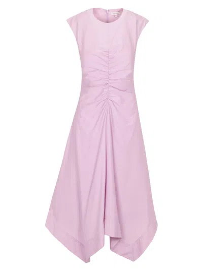 Rebecca Taylor Allegra Stripe Dress In Wisteria