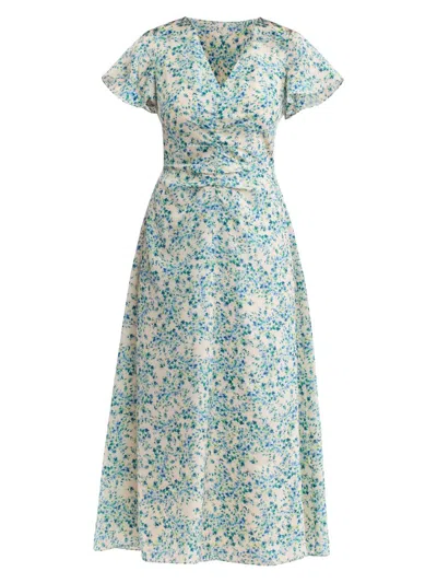 Rebecca Taylor Bellamy Silk Dress In Multi