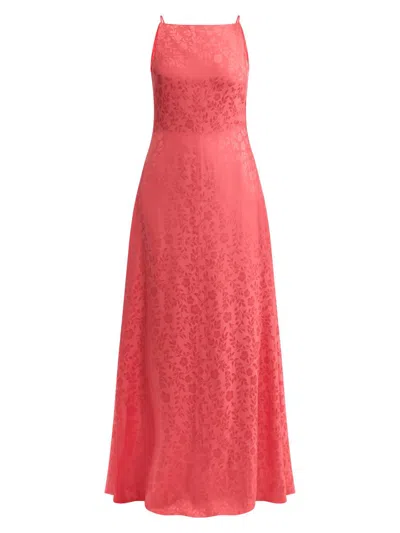 Rebecca Taylor Emery Jacquard Dress In Pink